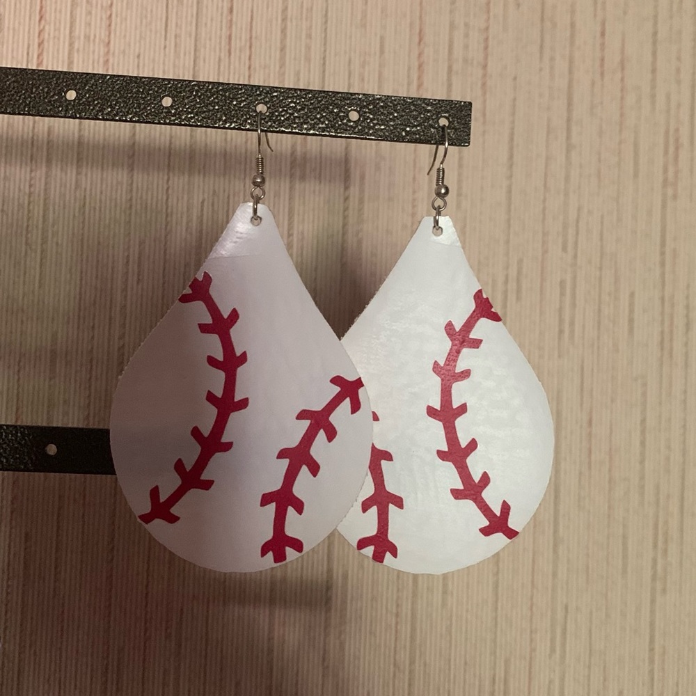 3/$10 Baseball Earrings